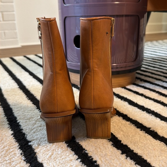 Stella McCartney Square Toe Genuine Leather Boot - Picture 8 of 13